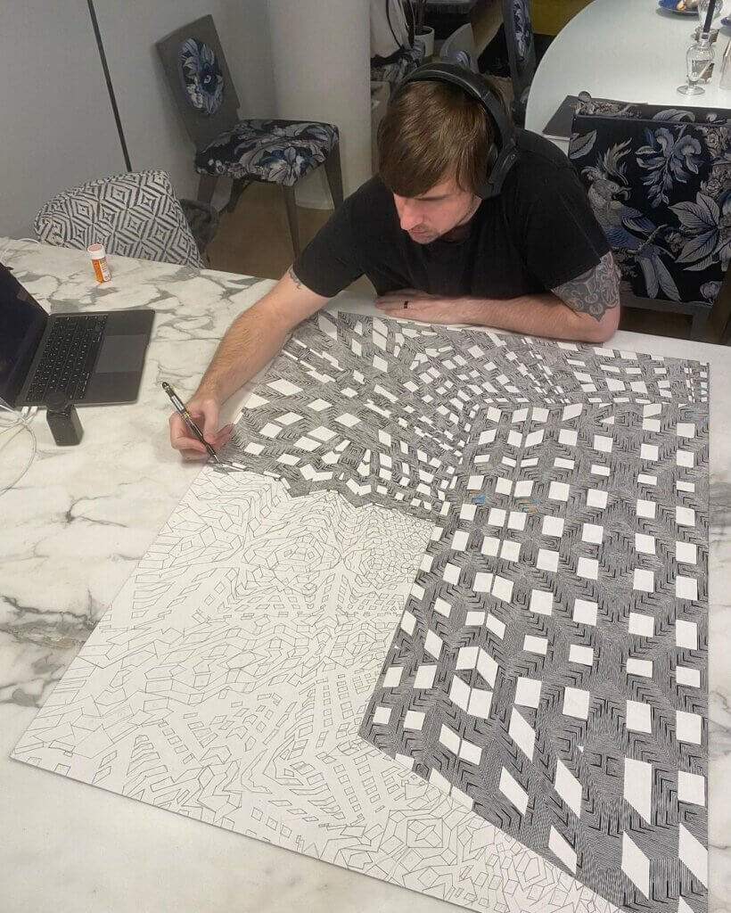 Tim Maxwell Depicts a Void of Intense Visual Analysis