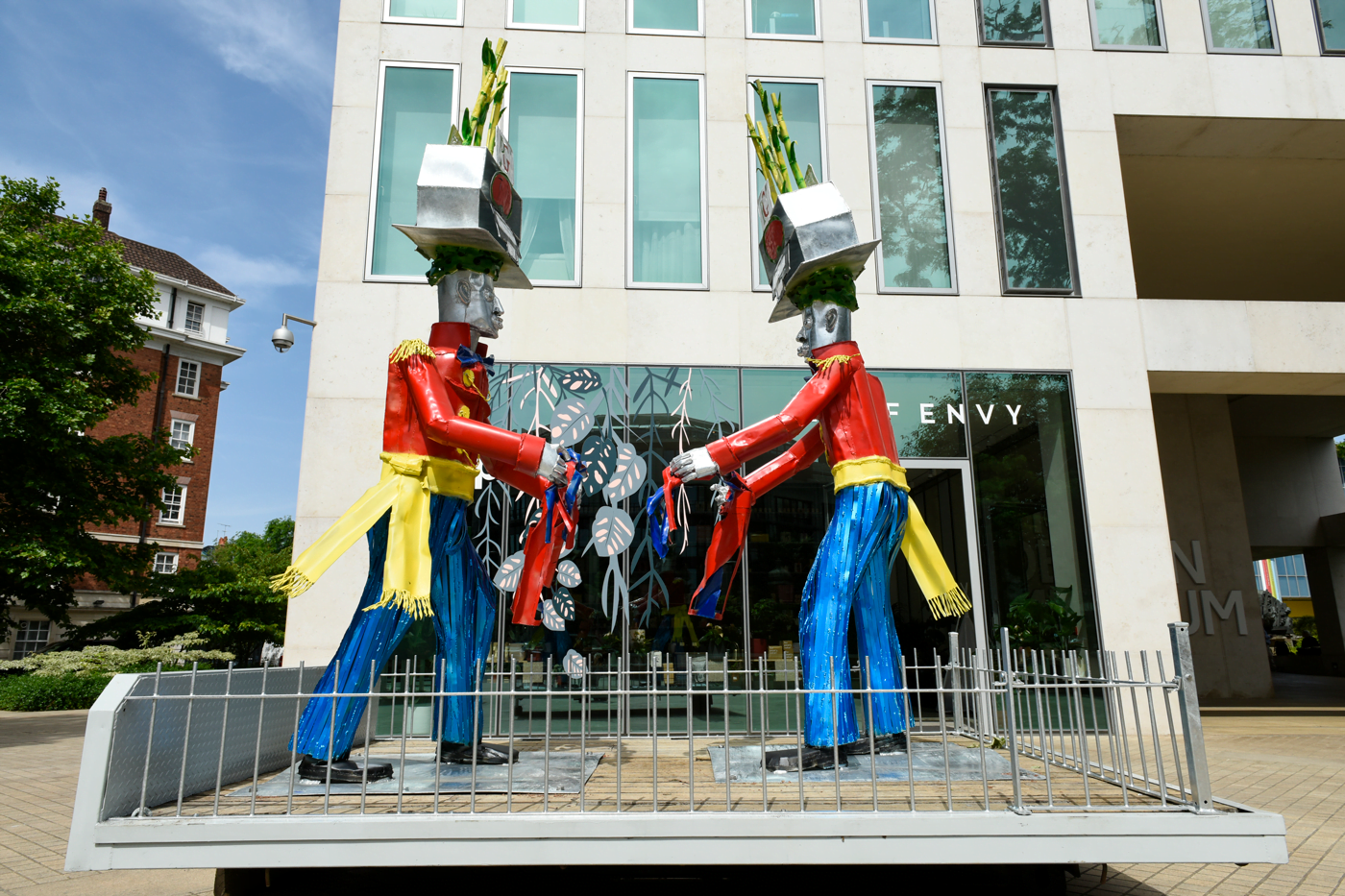 KCAW 2022, Artwork by Sokari Douglas Camp CBE in front of The Design Museum, Photography by Graham Fudger