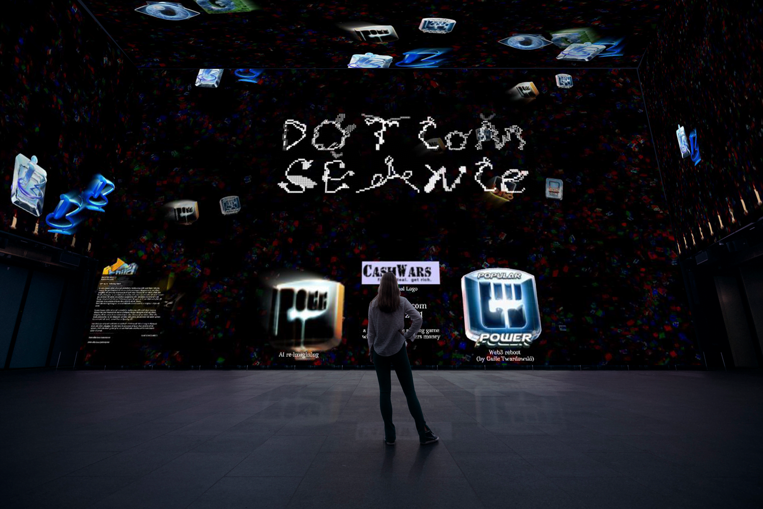 Simon Denny - Dotcom Seance